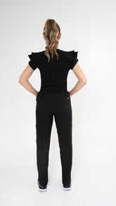 Pantalon Nubes Negro Para Dama